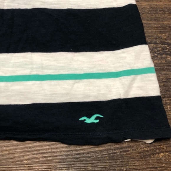 Hollister striped Navy & White Tank Size Medium - Picture 2 of 4